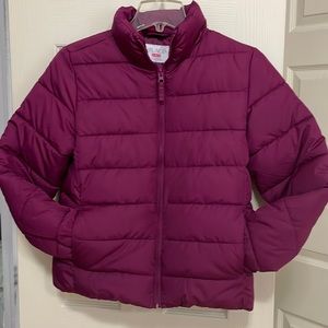 Girls children’s place XL maroon jacket